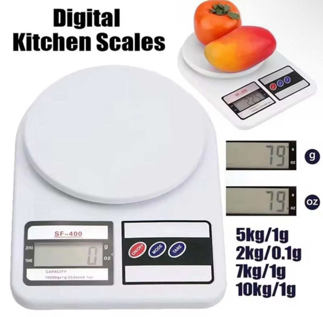 10kg Electronic Digital Kitchen Scale Multifunction Digital Weight Machine for Cooking Baby Food Vegetables Fruits Jewelry High Precision Digital Weighing Scale for Home and Kitchen